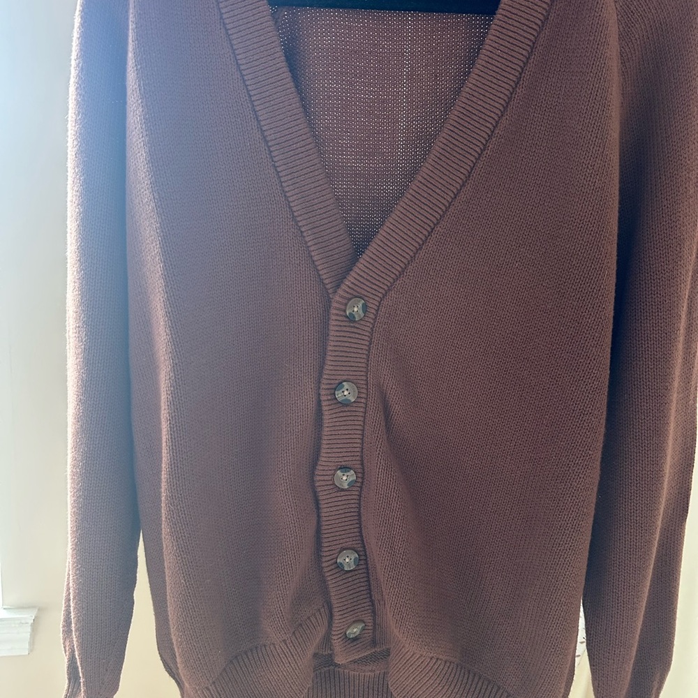 Aritzia Brown Cardigan